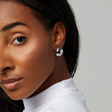 Auria Clip On Earrings in Silver