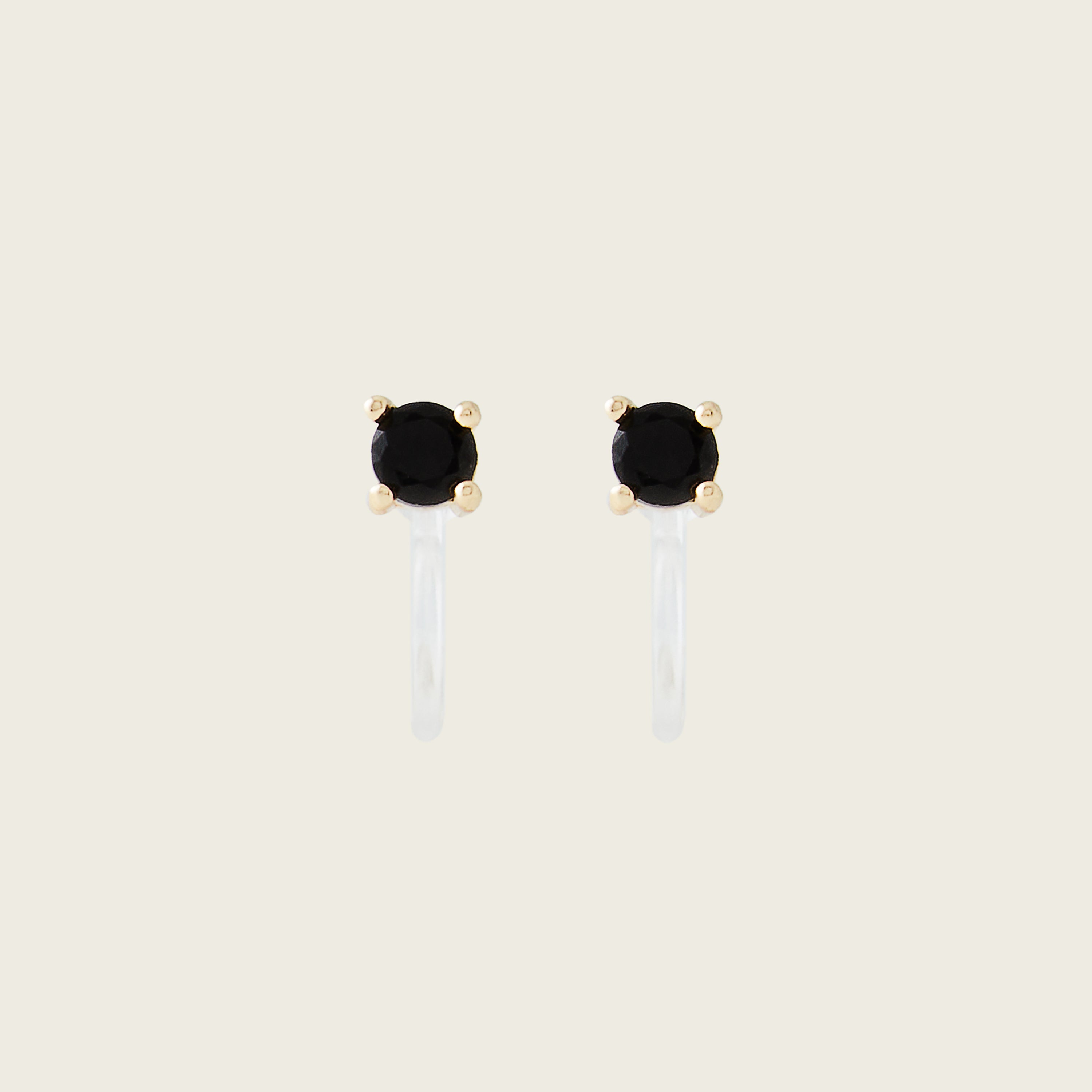 Mini Stud Clip On Earrings in Gold
