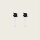 Mini Stud Clip On Earrings in Silver
