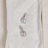 Quinn Clip On Earrings in Silver