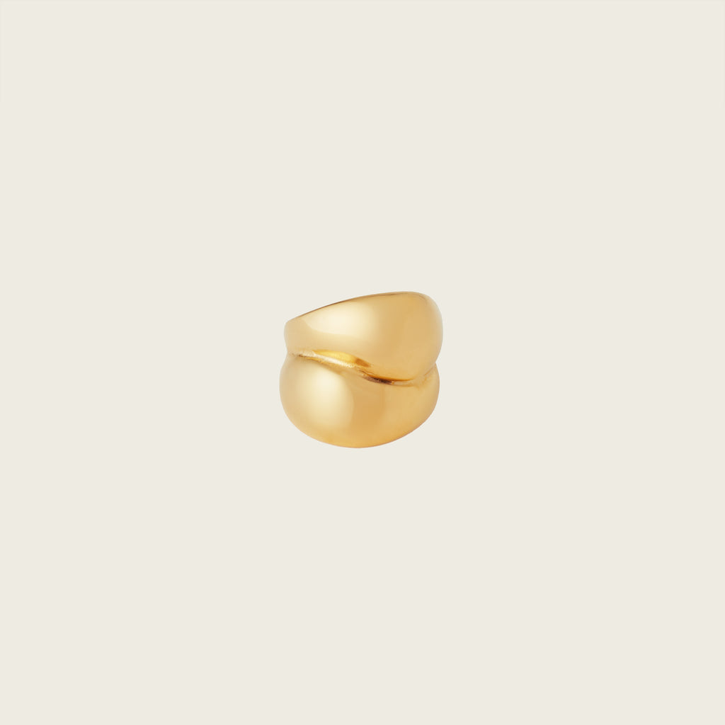 Chunky Orb Ring in Gold