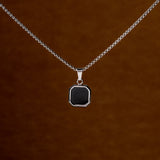 Square Signet Pendant Chain