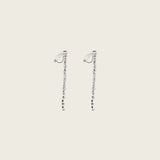 Cascade Chandelier Clip On Earrings in Silver