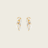 Iris Clip On Earrings in Gold