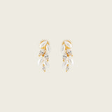 Iris Clip On Earrings in Gold