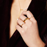 Marquise Flow Contour Ring