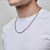 Twisted Rope Chain in Silver