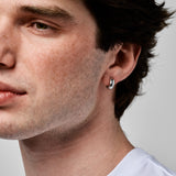 Small Hoop Clip On Earrings in Silver