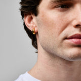 Small Hoop Clip On Earrings in Gold