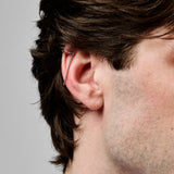 Double Chain Ear Cuff in Silver