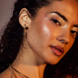 Astra Clip On Earrings in Gold
