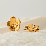 Sierra Clip On Earrings in Gold