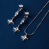 Serena Star Necklace in Silver