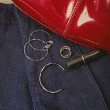 Thin Organic Wave Bangle