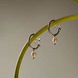 Lynn Clip On Earrings in Silver