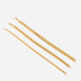 7mm Cuban Chain Bracelet in Gold