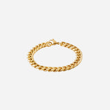 9mm Cuban Chain Bracelet in Gold