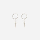 Dagger Clip On Earrings
