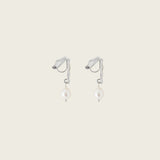 Ella Clip On Earrings in Silver