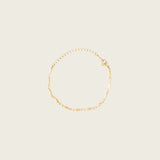 Essential Oval Bead Chain Bracelet in Gold