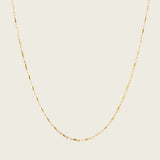 Essential Oval Bead Chain Necklace in Gold