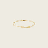 Essential Paperclip Chain Bracelet in Gold
