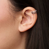 Estelle Ear Cuff in Silver