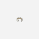 Etched Ear Cuff in Silver