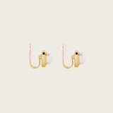 Genevieve Clip On Earrings in Gold