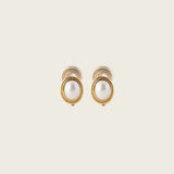 Genevieve Clip On Earrings in Gold