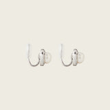 Genevieve Clip On Earrings in Silver