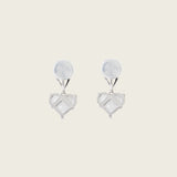 Grace Clip On Earrings in Silver