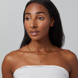 Herringbone Duo Necklace in Gold