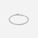 Herringbone Chain Bracelet in Silver