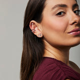 Alice Clip On Earrings in Silver