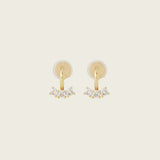 Juliette Clip On Earrings in Gold
