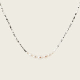 Lenore Pearl Necklace in Silver