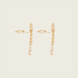 Lobelia Clip On Earrings in Gold