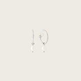 Lynn Clip On Earrings in Silver