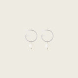Lynn Clip On Earrings in Silver