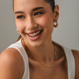 Essential Paperclip Chain Necklace in Gold