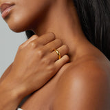 Moderna Band Ring in Gold