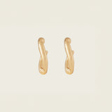Noir Glam Clip On Earrings in Gold