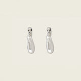 Noir Glam Clip On Earrings in Silver