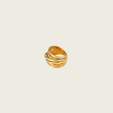 Organic Twist Ring in Gold