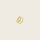 Organic Infinity Ring in Gold