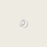 Organic Infinity Ring in Silver