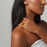 Organic Twist Ring in Gold