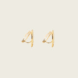 Paloma Clip On Earrings in Gold