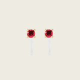 Mini Stud Clip On Earrings in Gold